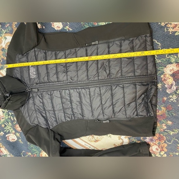 Scandinavian Explorer Black quilter Puffer Full Zip Nylon Coat Women’s Small - Picture 5 of 12